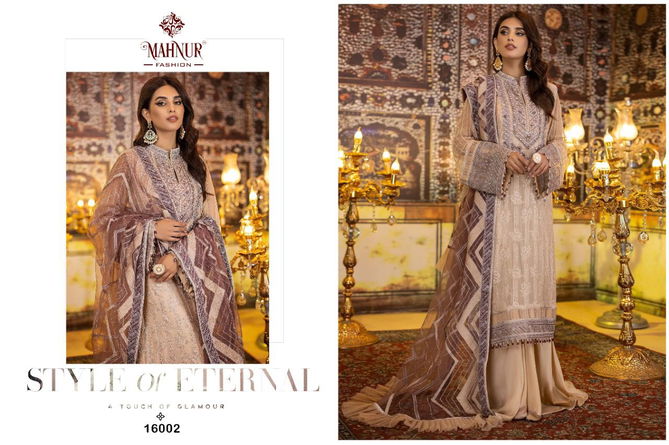 Mahnur Vol 16 Festive Wear Embroidered Wholesale Pakistani Salwar Suits Catalog